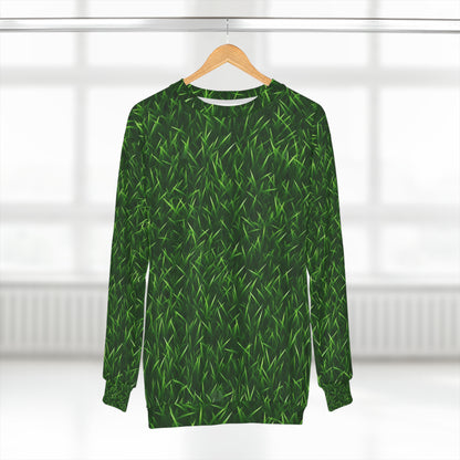 Touch Grass Indoor Style Outdoor Green Césped artificial - Sudadera unisex (AOP) 