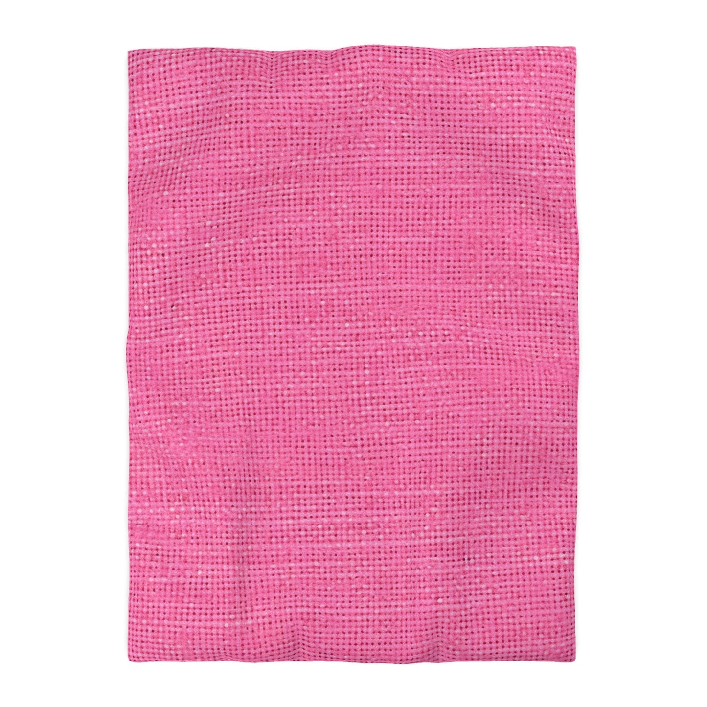 Estilo de tela de diseñador de mezclilla rosa con forma de muñeca - Funda nórdica de microfibra 