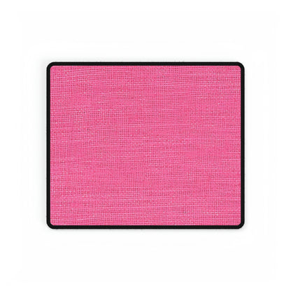 Doll Pink Faux Denim Design - Desk Mats