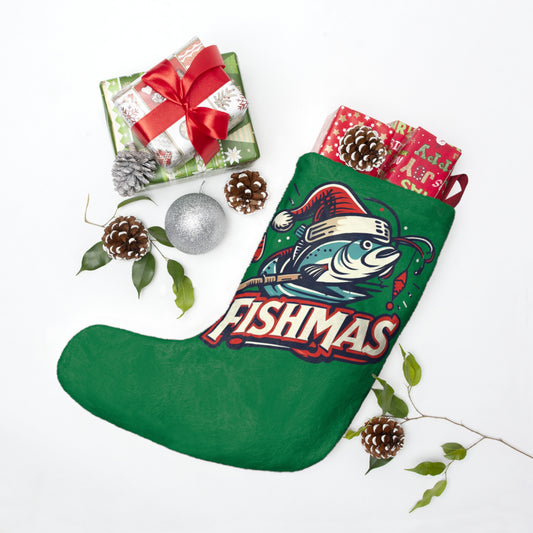 Santa Bass - Christmas Fishing Adventure - Christmas Stockings