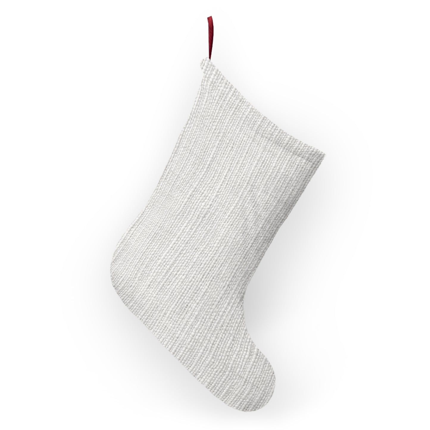 Chic White Denim-Style Fabric, Luxurious & Stylish Material - Christmas Stockings