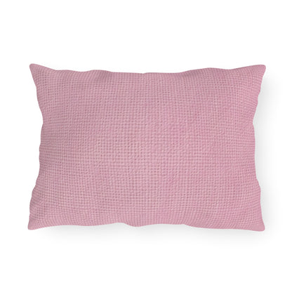 Blushing Garment Dye Pink: Denim-Inspired, Soft-Toned Fabric - Outdoor Pillows