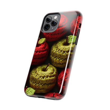 Crochet Apple Amigurumi - Big American Red Apples - Healthy Fruit Snack Design - Tough Phone Cases