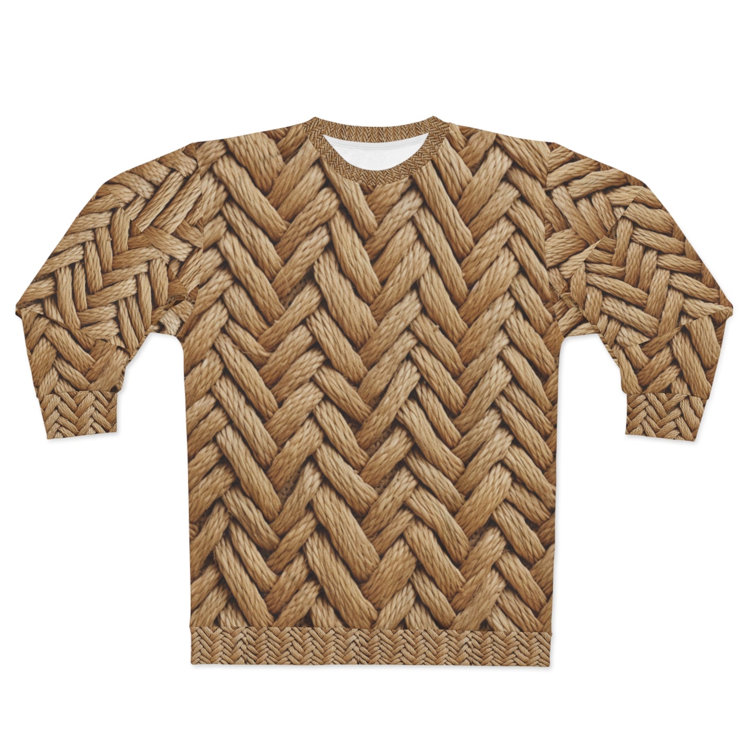 Jute Herringbone Chunky - Unisex Sweatshirt (AOP)