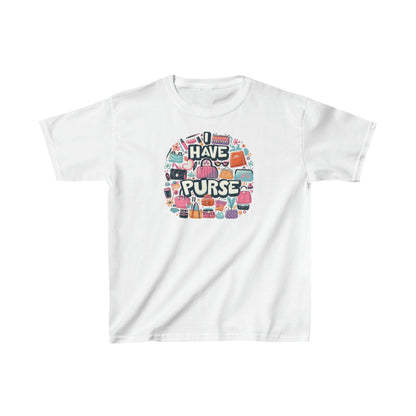 I Have Purse, Fun Trend Gift, Kids Heavy Cotton™ Tee