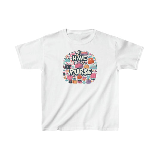 I Have Purse, Fun Trend Gift, Kids Heavy Cotton™ Tee