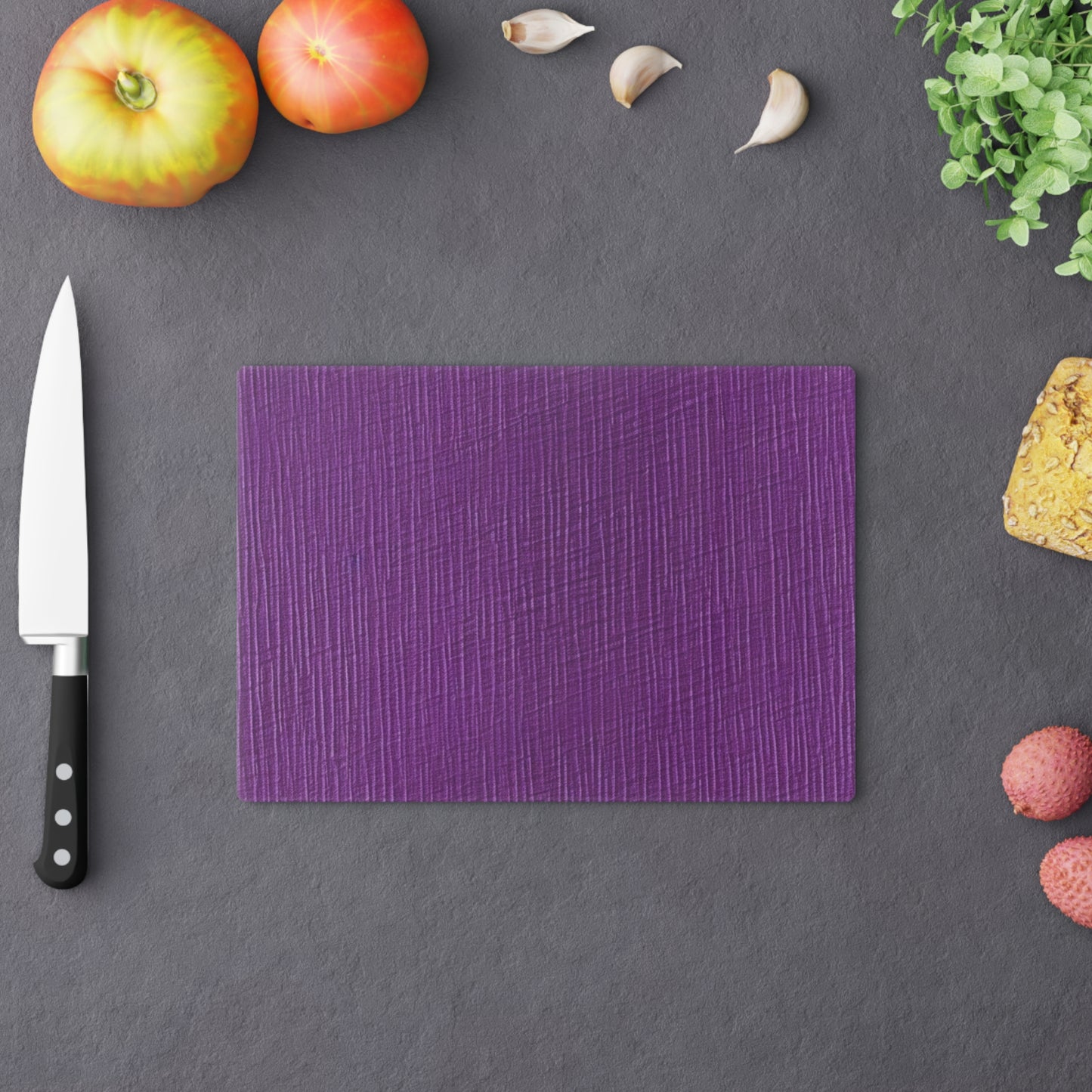 Violet/Plum/Purple: Denim-Inspired Luxurious Fabric - Cutting Board