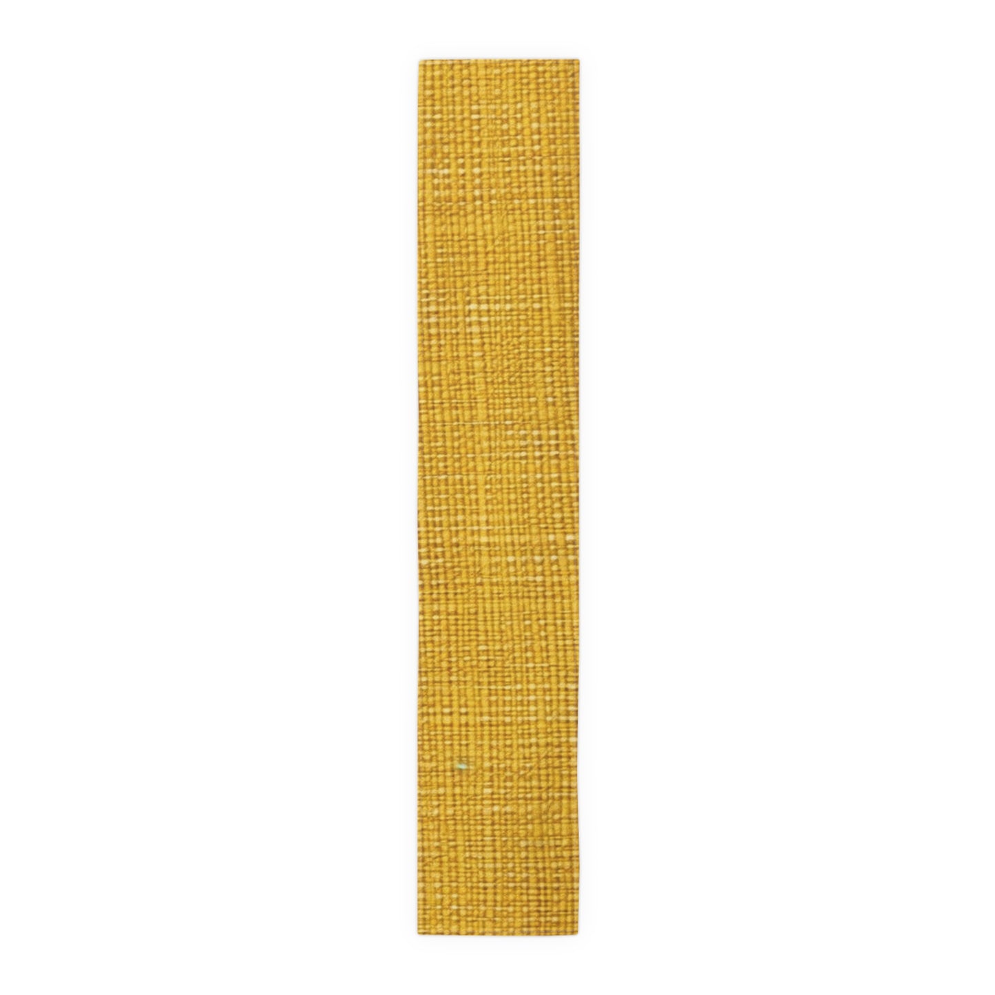 Radiant Sunny Yellow: Denim-Inspired Summer Fabric - Table Runner (Cotton, Poly)