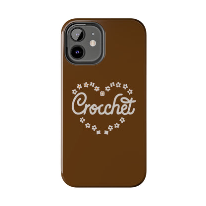 Crochet Heart Hobby Passion Gift Love Design - Tough Phone Cases