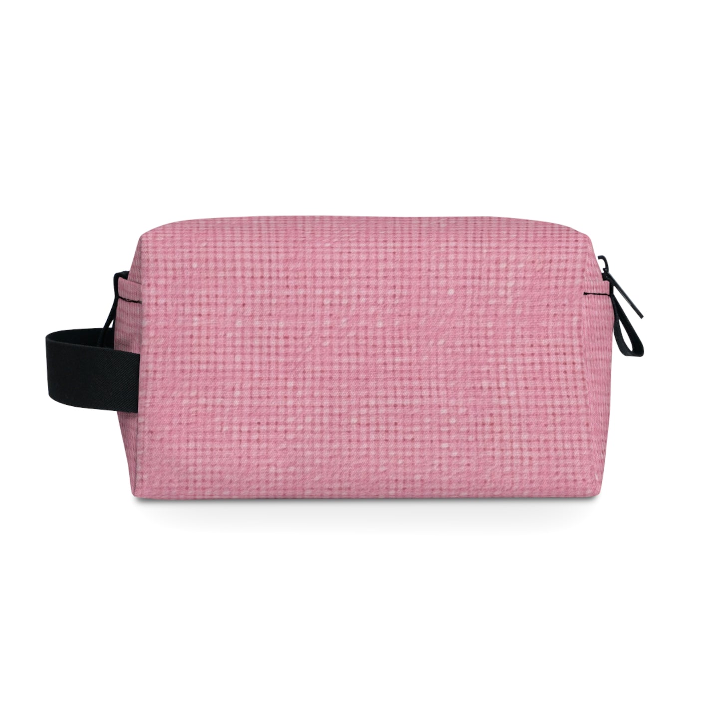 Pastel Rose Pink: Denim-Inspired, Refreshing Fabric Design - Toiletry Bag