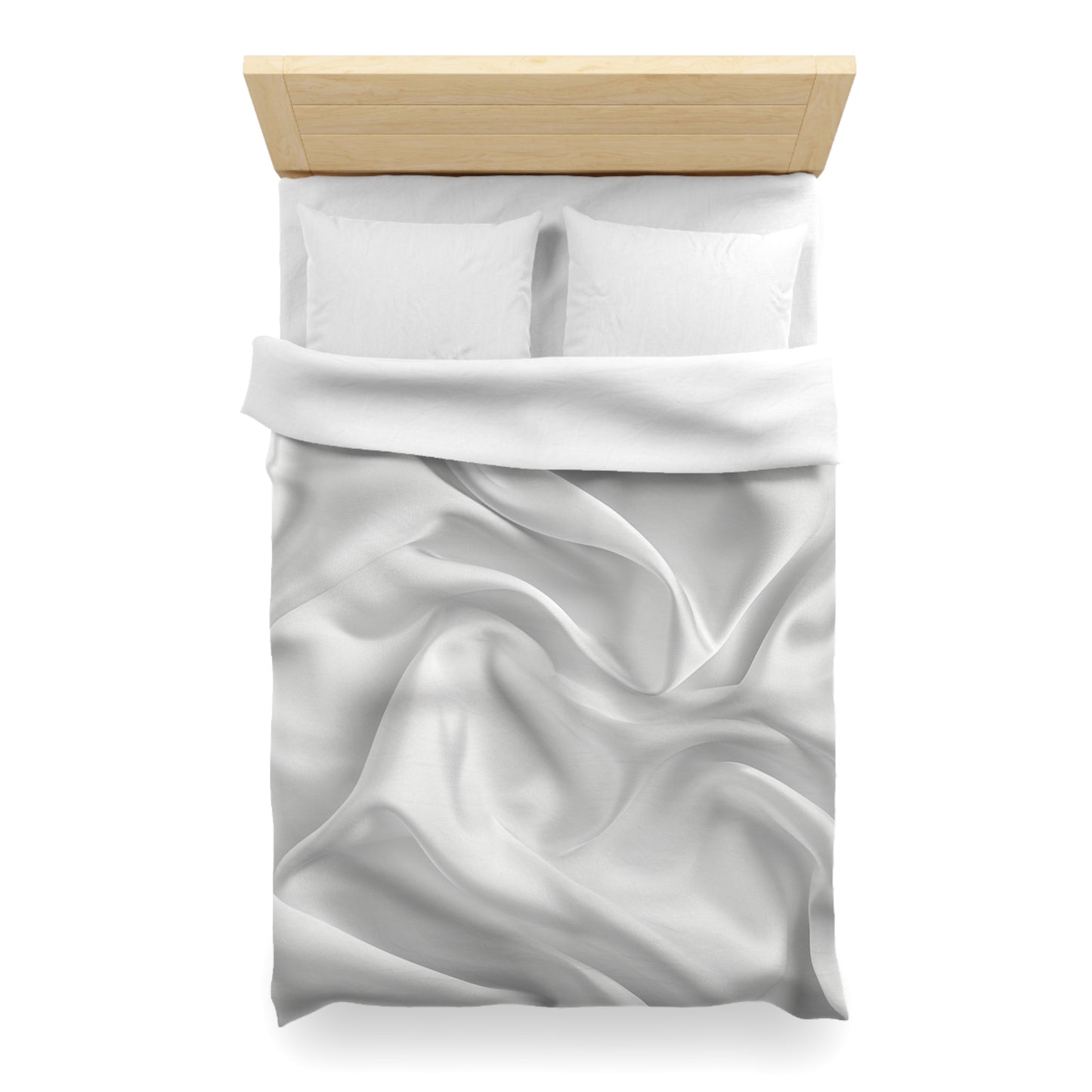 White Silk, Microfiber Duvet Cover