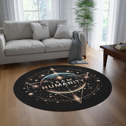 Team Humanity - X Galactic Space Musk - Alfombra redonda