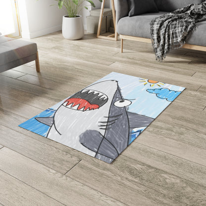 Shark Jaw Teeth Attack Ocean Sea Creature Dobby Rug