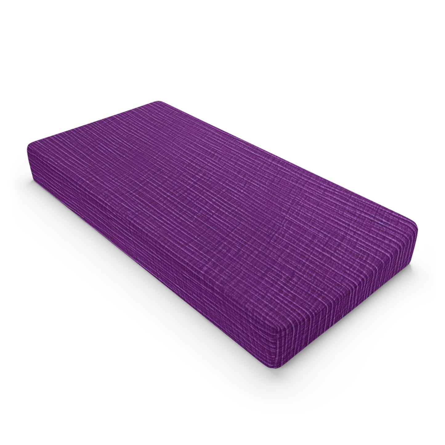 Violet/Plum/Purple: Denim-Inspired Luxurious Fabric - Baby Changing Pad Cover