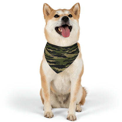 Tiger Stripe Camouflage: Military Style - Dog & Pet Bandana Collar