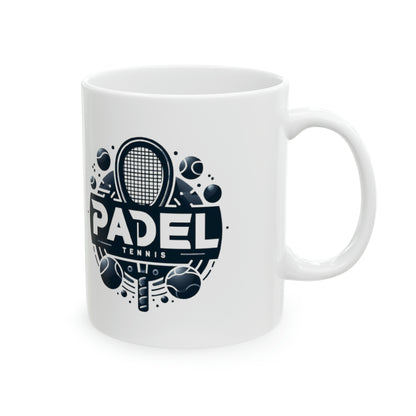 Padel Tennis, Sport, Ceramic Mug, 11oz