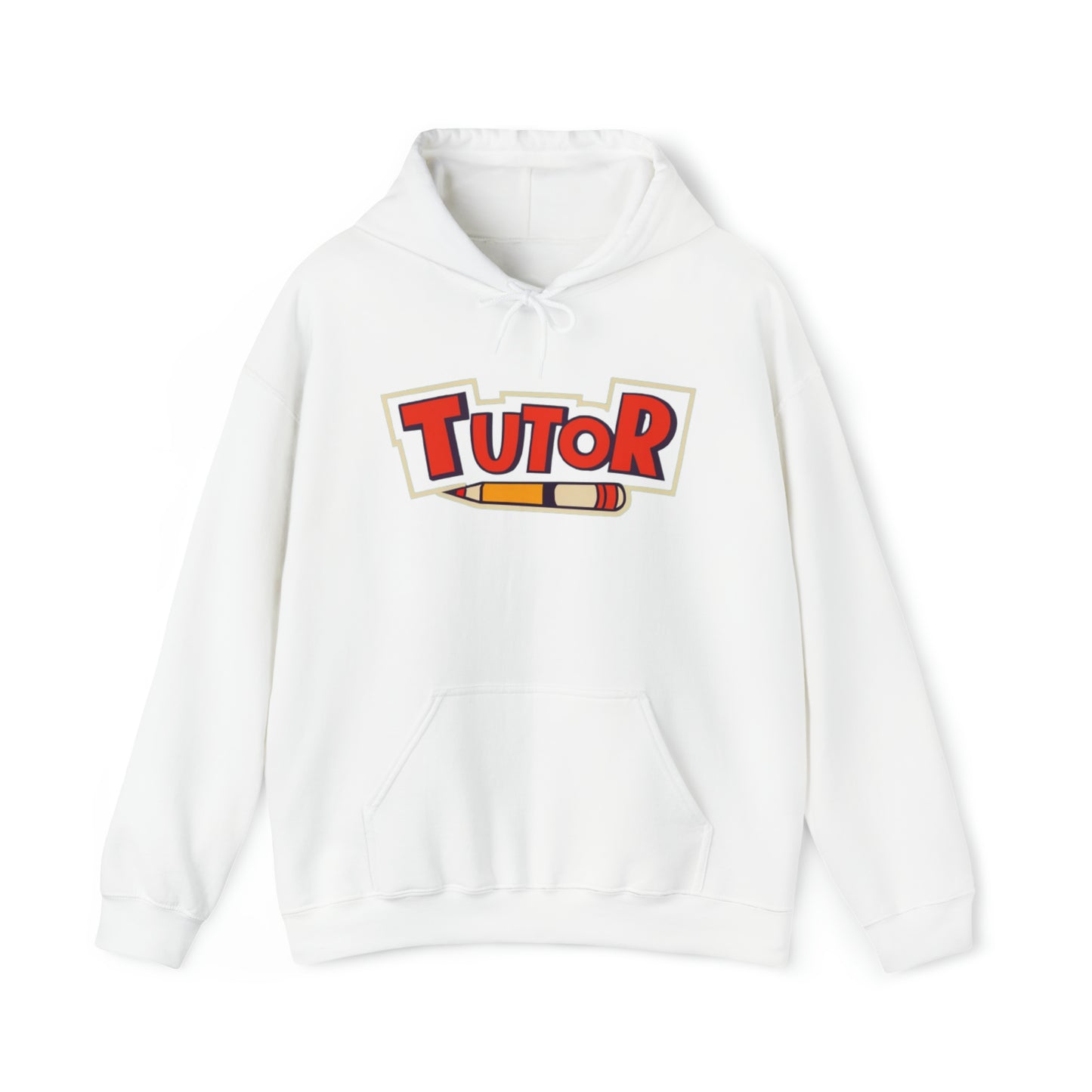 Letras dinámicas de tutor - Gráfico de lápiz educativo - Sudadera con capucha unisex Heavy Blend™