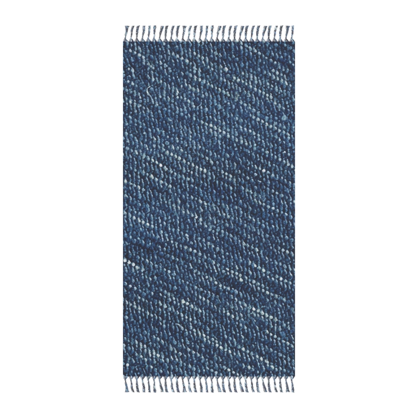 Denim-Inspired Design - Distinct Textured Fabric Pattern - Boho Beach Cloth