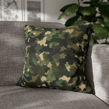 Classic Camo | Camouflage Wrap | Traditional Camo - Spun Polyester Square Pillow Case