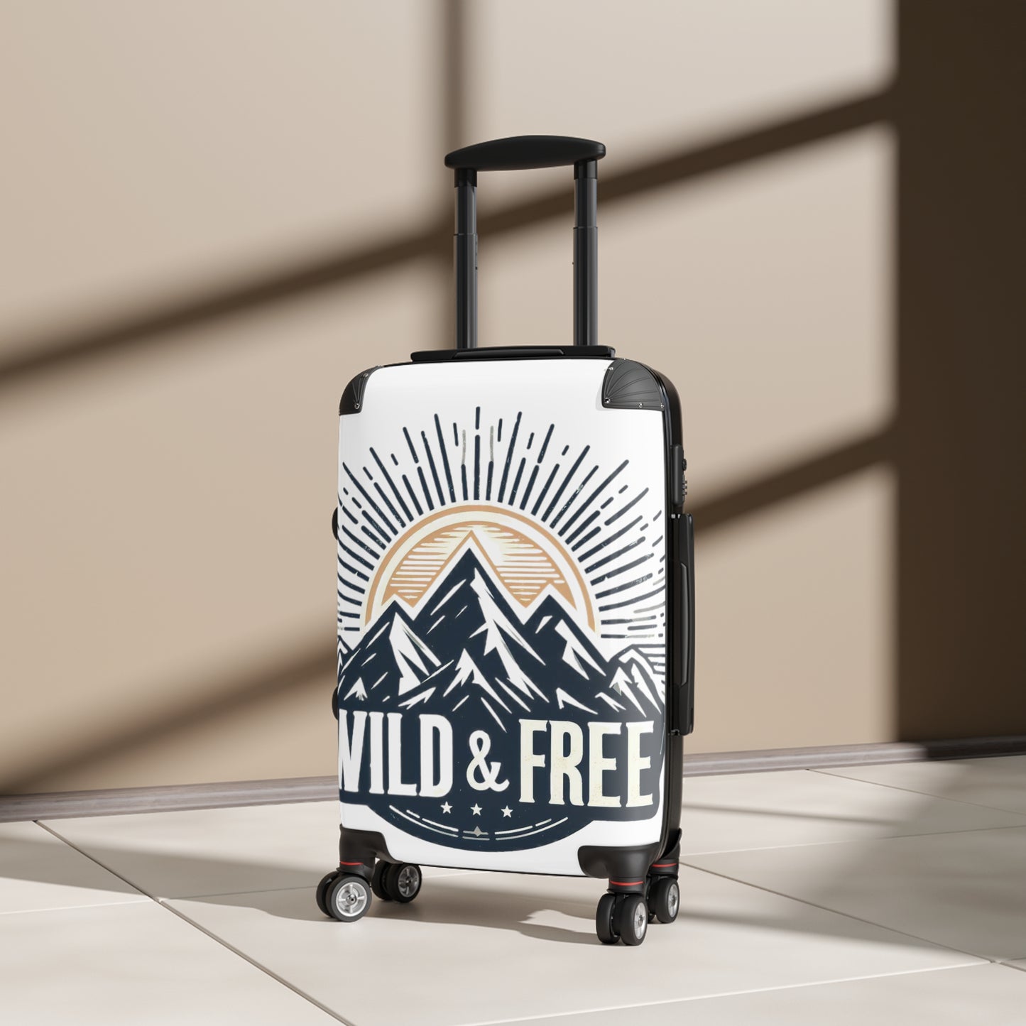 Wild and Free - Outdoor Adventure - Suitcase