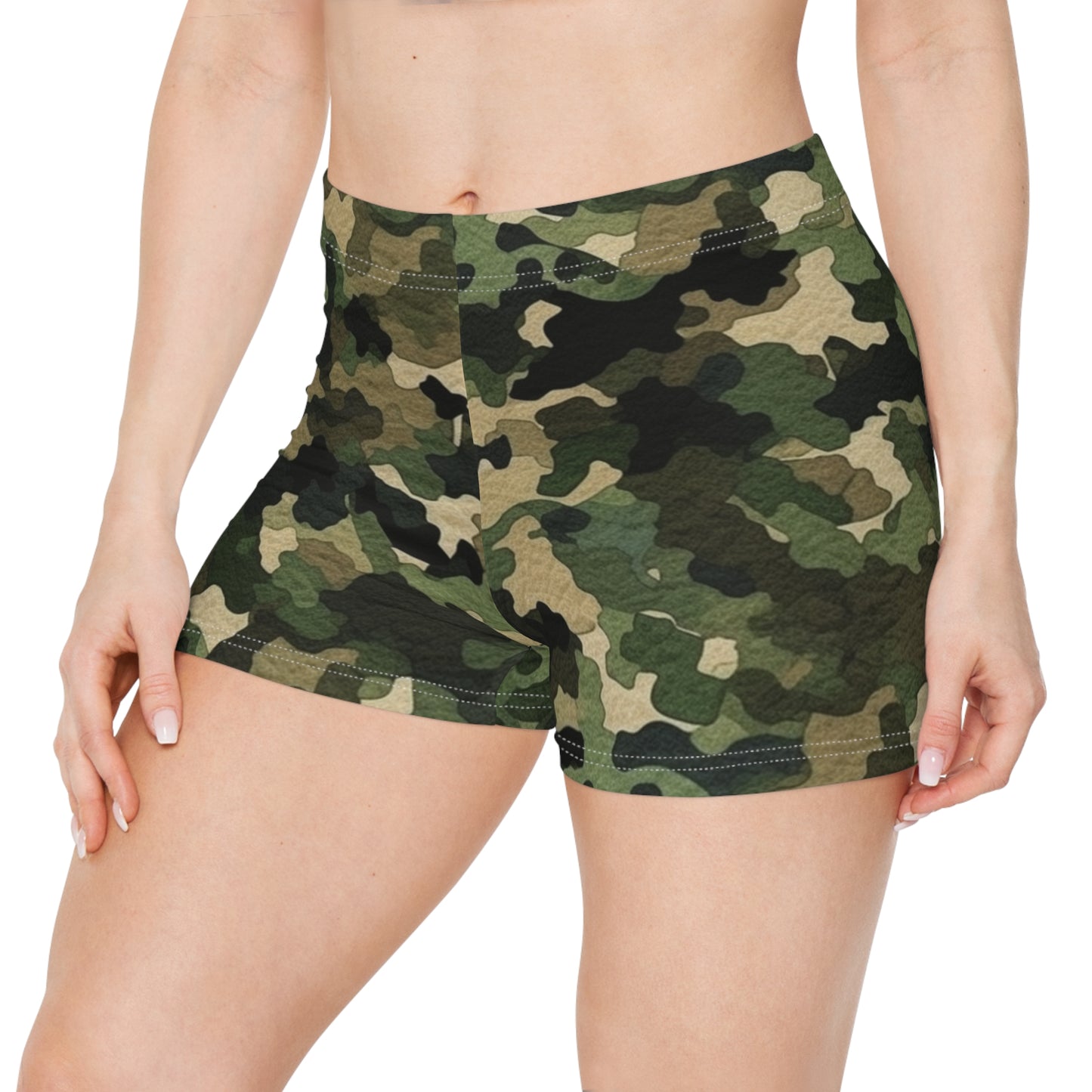 Classic Camo | Camouflage Wrap | Traditional Camo - Women's Shorts (AOP)