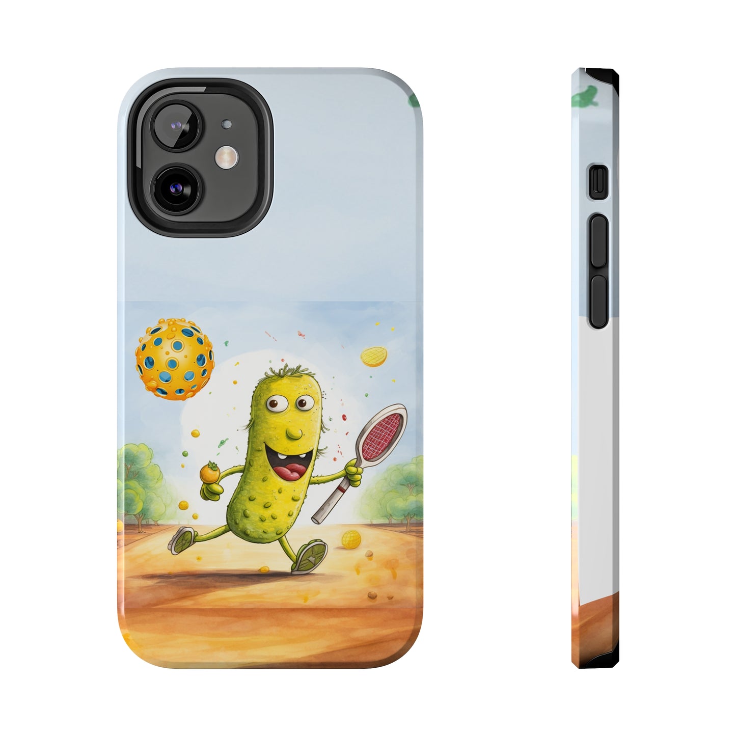 Pickleball Play: Pickle Sport Action Game, Fast Dink Ball - Tough Phone Cases