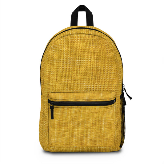 Radiant Sunny Yellow: tela de verano inspirada en la mezclilla - Mochila 