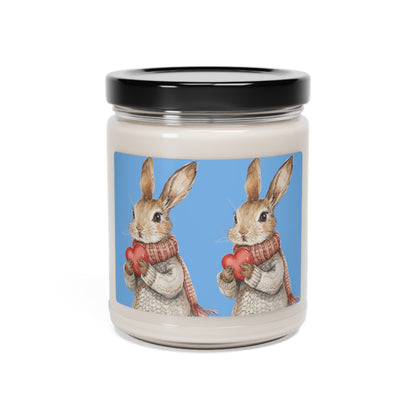 Easter Bunny Heartfelt Rabbit Gift - Scented Soy Candle, 9oz