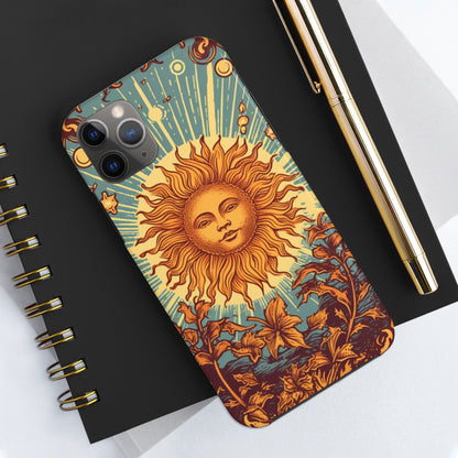 Sun Tarot Card Symbol of Growth, Life, and Radiance - Tough Phone Cases