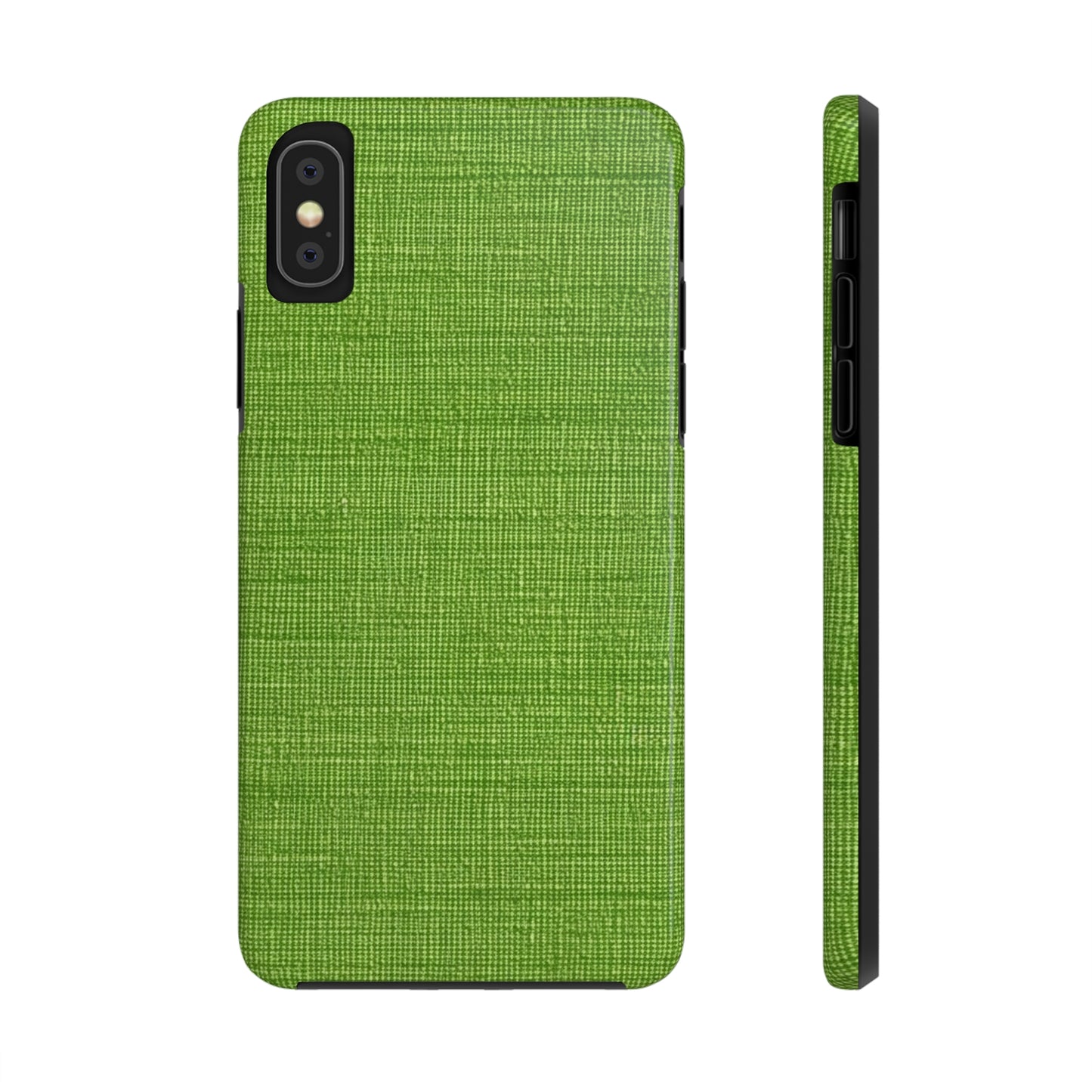 Olive Green Denim-Style: Seamless, Textured Fabric - Tough Phone Cases