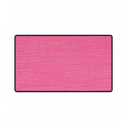 Doll Pink Faux Denim Design - Desk Mats