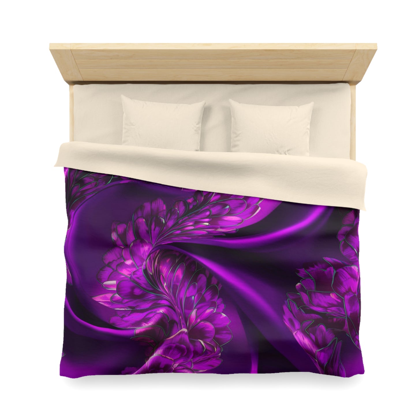 Purple Silk, Microfiber Duvet Cover