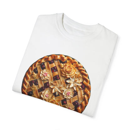 Terracotta Pie, Food Gift, Unisex Garment-Dyed T-shirt