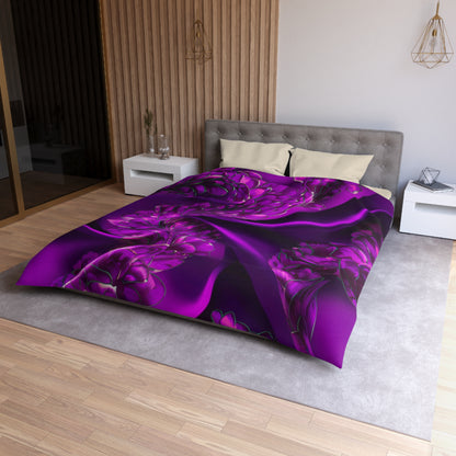 Purple Silk, Microfiber Duvet Cover