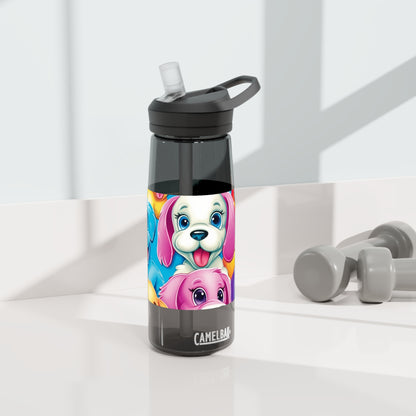 Happy Puppy & Dog Design - Vivid and Eye-Catching - CamelBak Eddy®  Water Bottle, 20oz\25oz