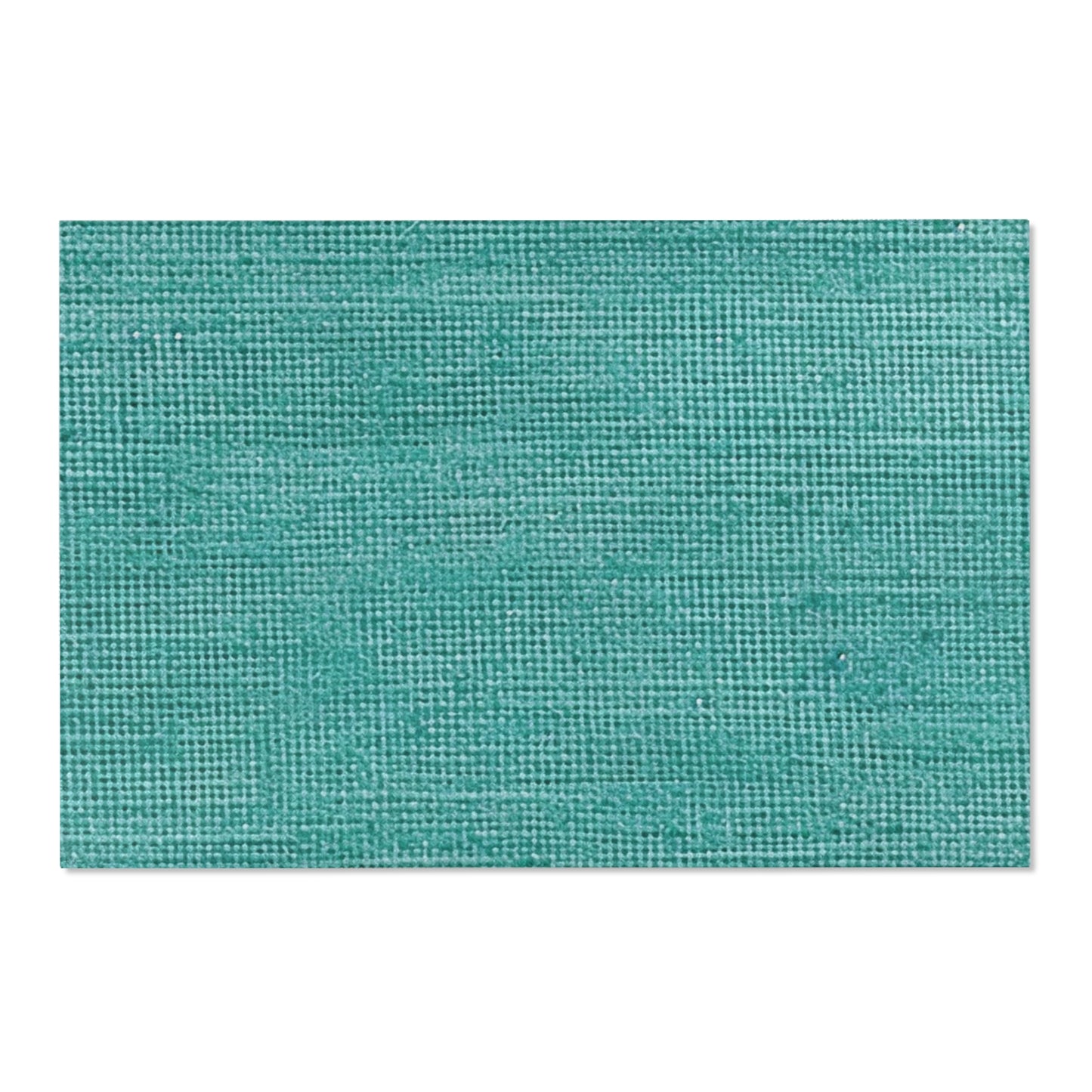 Quality Mint Turquoise Denim Fabric Deisgn, Stylish Material - Area Rugs