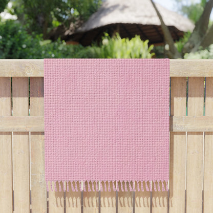 Blushing Garment Dye Pink: Denim-Inspired, Soft-Toned Fabric - Boho Beach Cloth