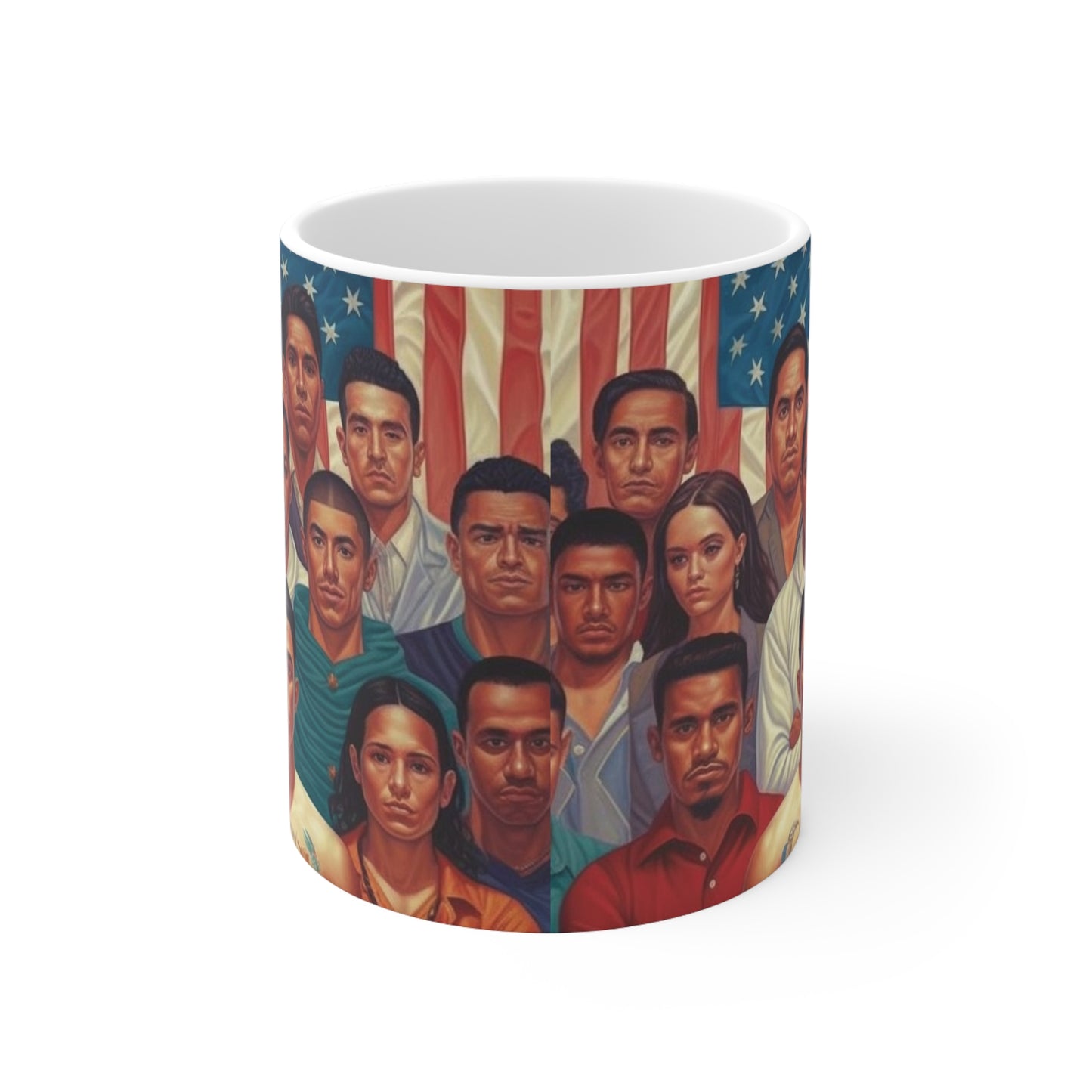 Orgullo Latino - Mes de la Herencia Hispana - Raíces Latinas - Herencia Mexicana - Empoderar a las Latinas - Celebrar la Unidad Hispana - Taza de Cerámica 11oz