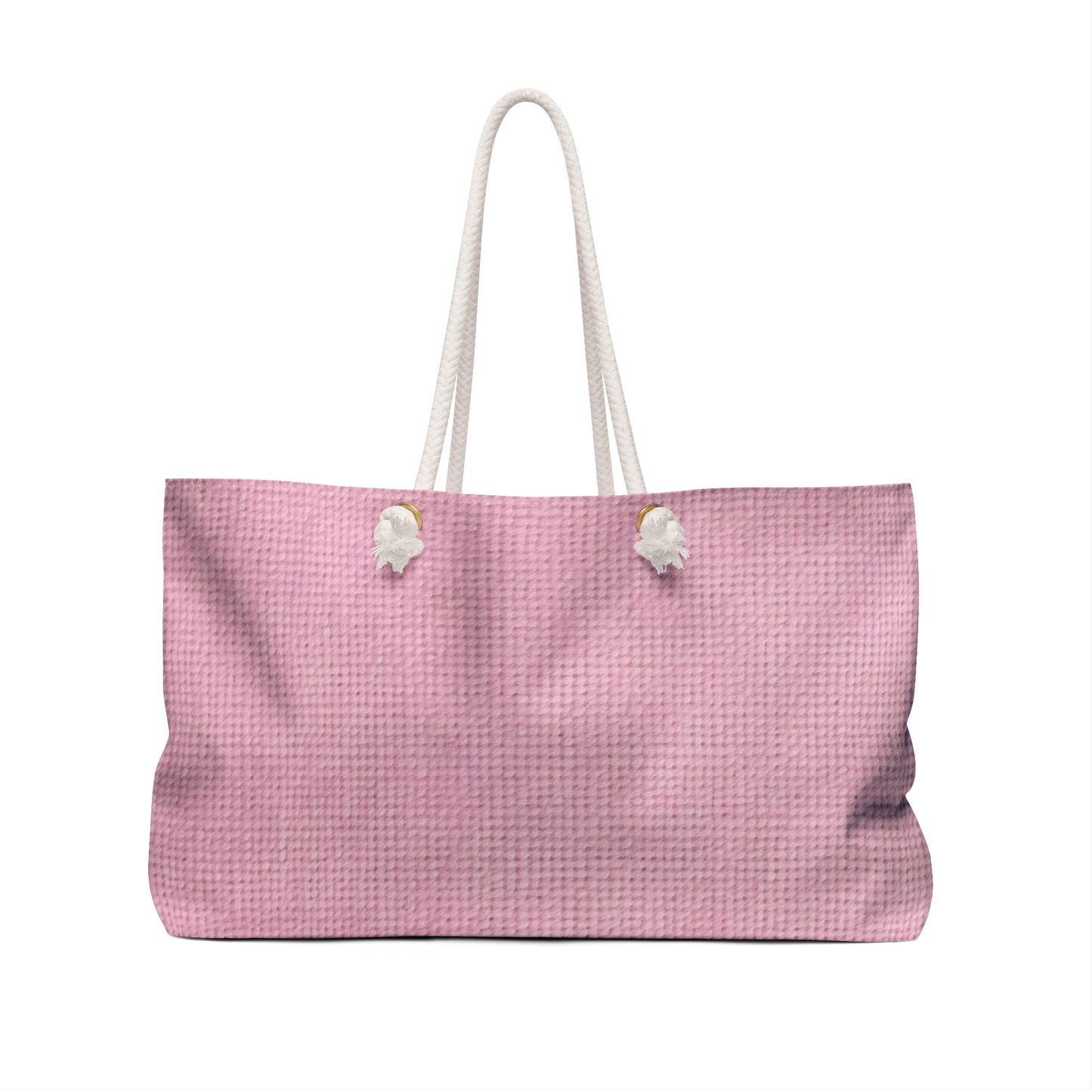 Blushing Garment Dye Pink: Denim-Inspired, Soft-Toned Fabric - Weekender Bag