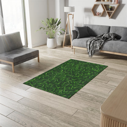 Touch Grass Indoor Style Outdoor Green Artificial Grass Turf - Dobby Rug