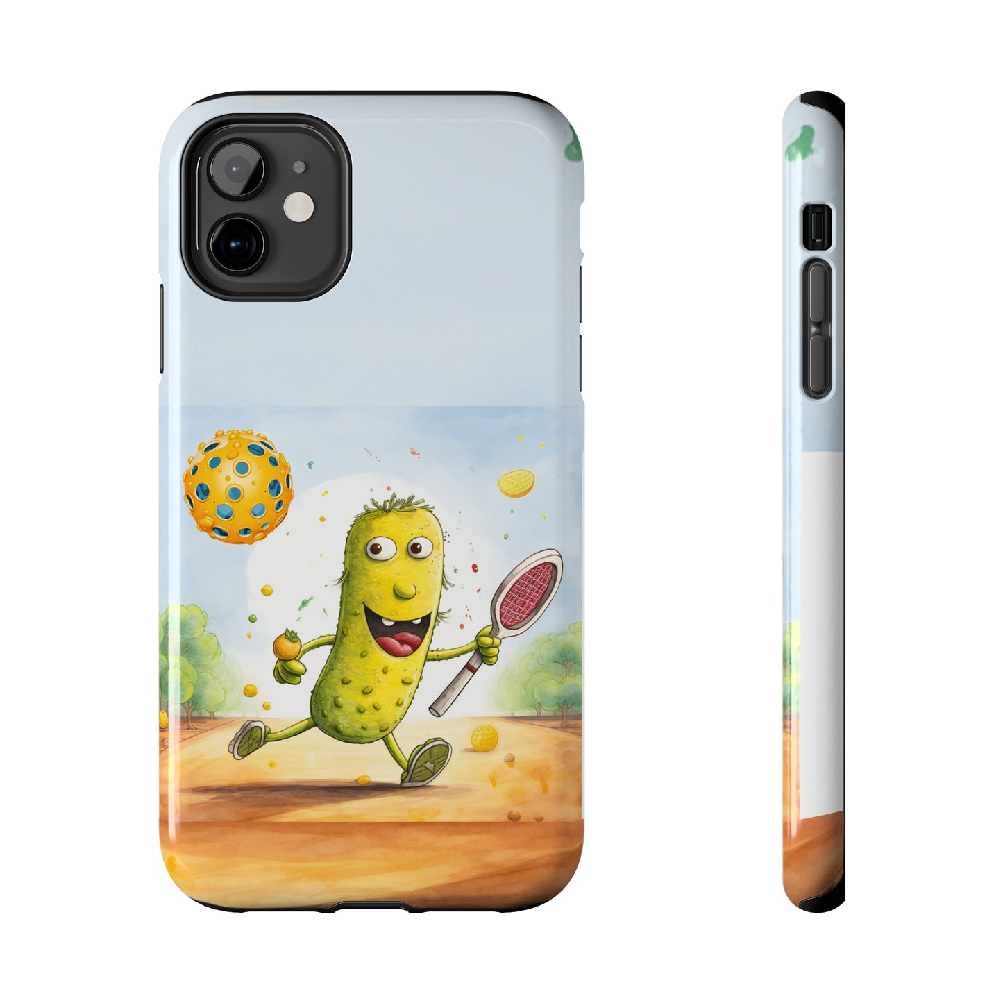 Pickleball Play: Pickle Sport Action Game, Fast Dink Ball - Tough Phone Cases