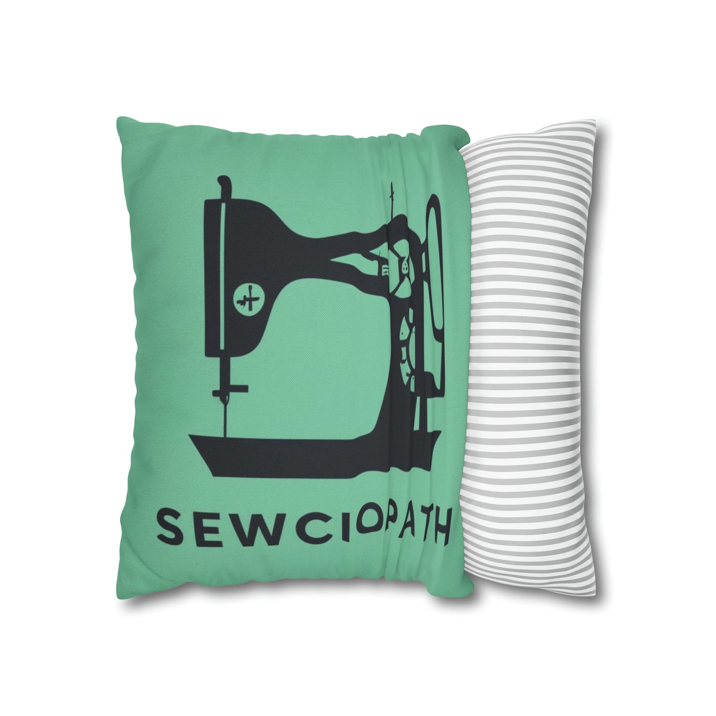 Sewing Sociopath Machine - Spun Polyester Square Pillow Case