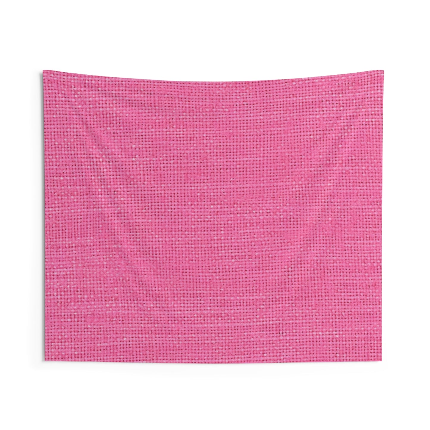 Doll-Like Pink Denim Designer Fabric Style - Indoor Wall Tapestries