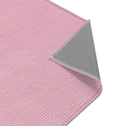 Blushing Garment Dye Pink: Denim-Inspired, Soft-Toned Fabric - Area Rugs