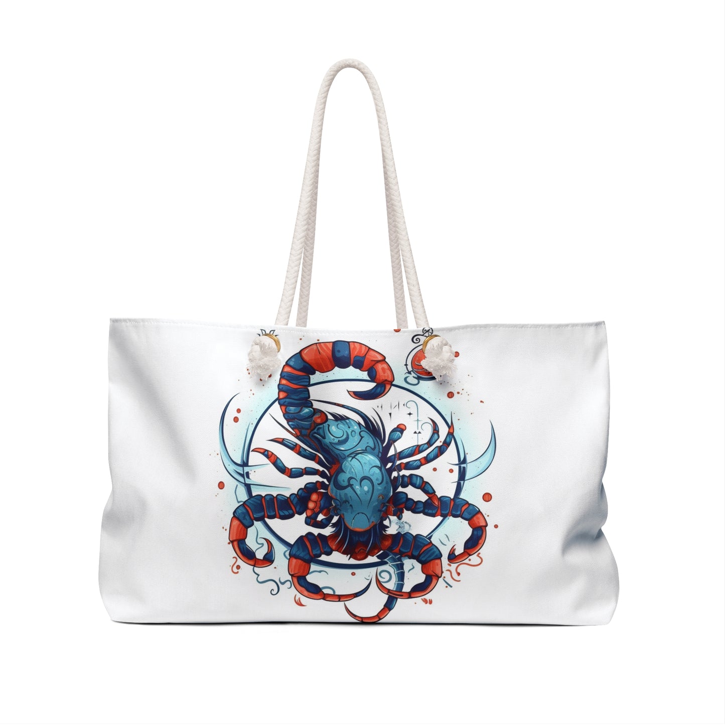 Cute Scorpio Zodiac Sign - Big Claws, Long Tail Cosmic Astrology Symbol - Weekender Bag