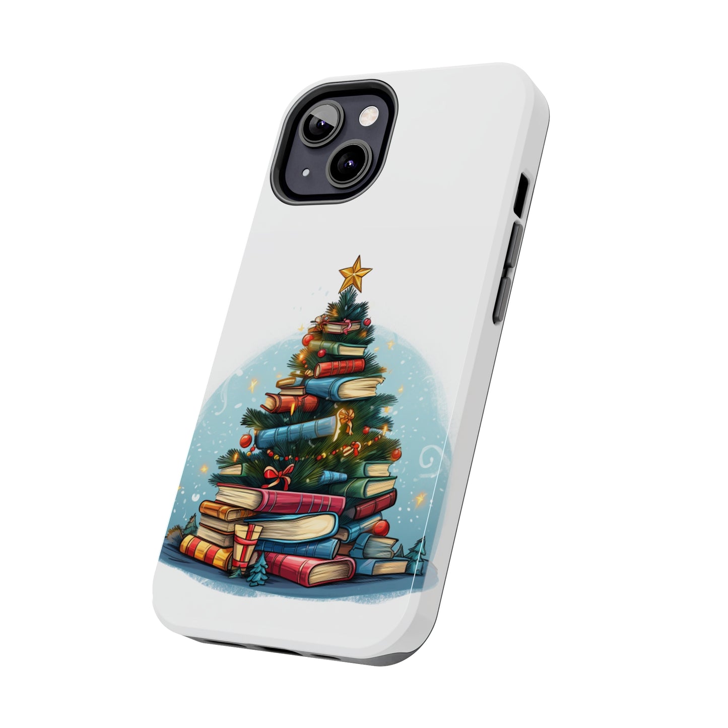 Book Lover Christmas Tree, Gift For Readers - Tough Phone Cases