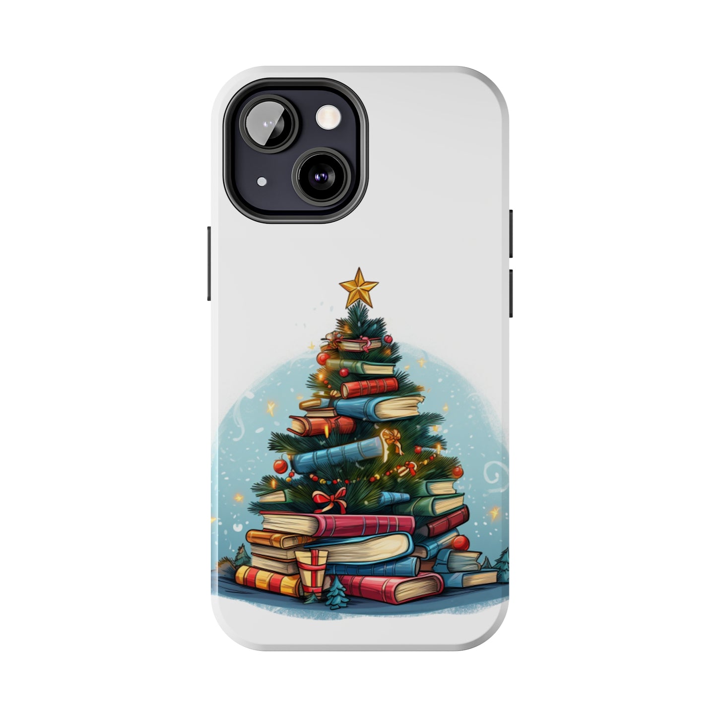 Book Lover Christmas Tree, Gift For Readers - Tough Phone Cases