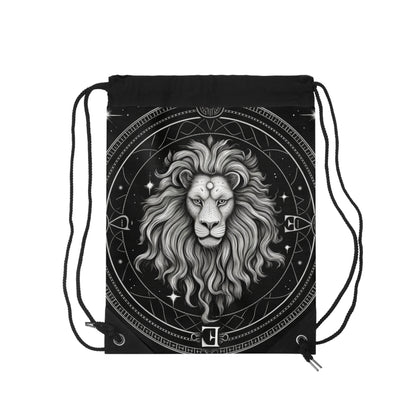 Zodíaco Leo, diseño del símbolo del león, elemento fuego - Mochila saco