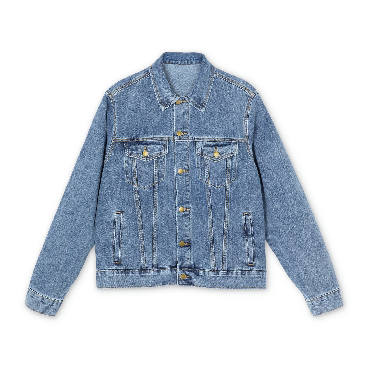 Men Minding My Own Small Business, Gift For Him, Men's Denim Jacket