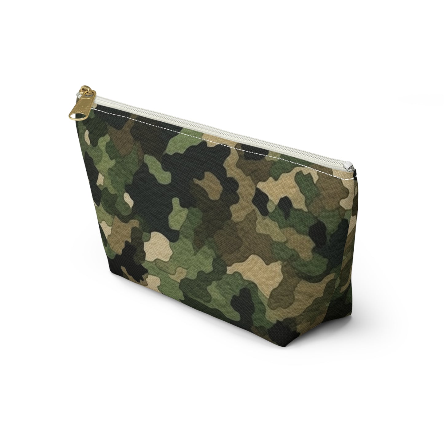 Classic Camo | Camouflage Wrap | Traditional Camo - Accessory Pouch w T-bottom